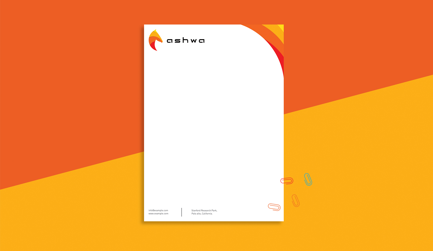 ashwa studio letterhead